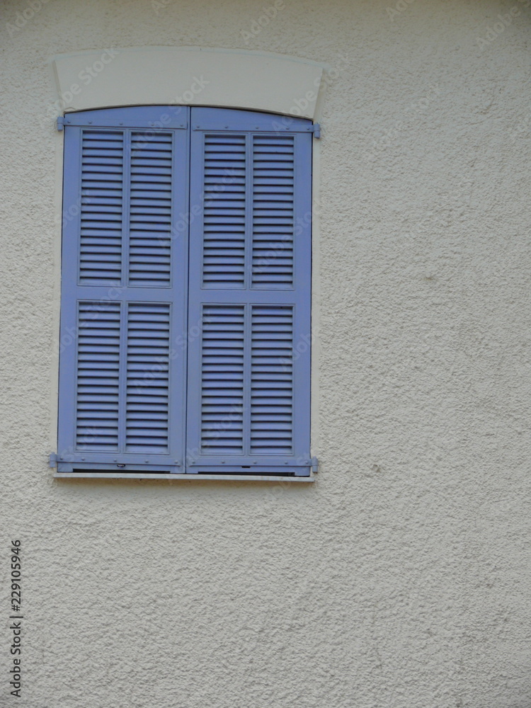 window with shutters