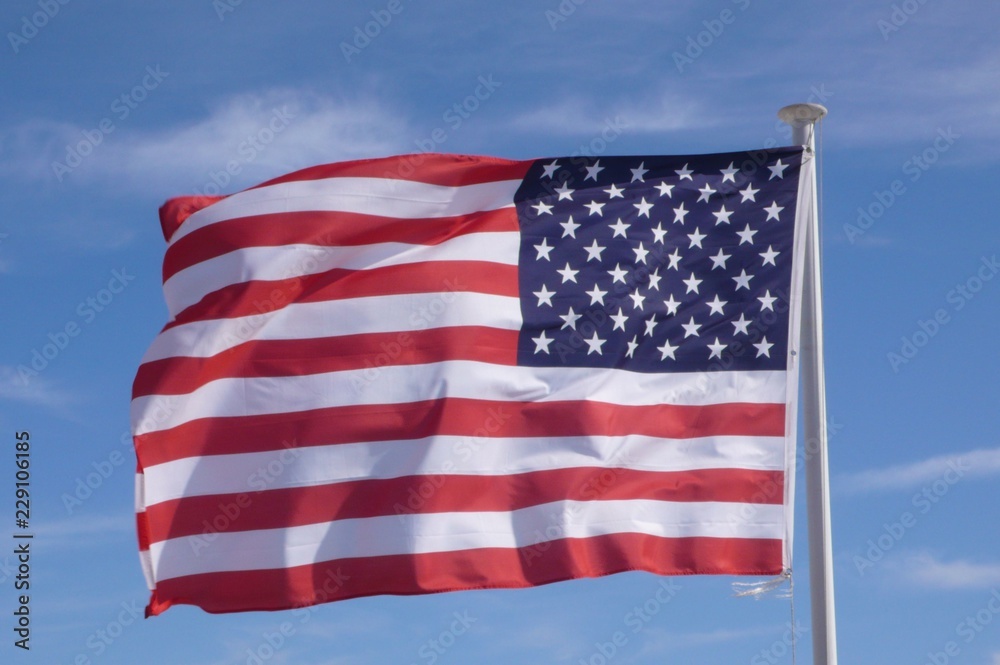 Fototapeta premium american flag of united states of america