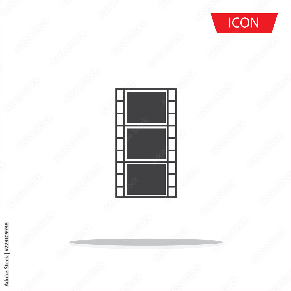 Film Icon Vector vector isolated on white background Film Icon Vector vector isolated on white background