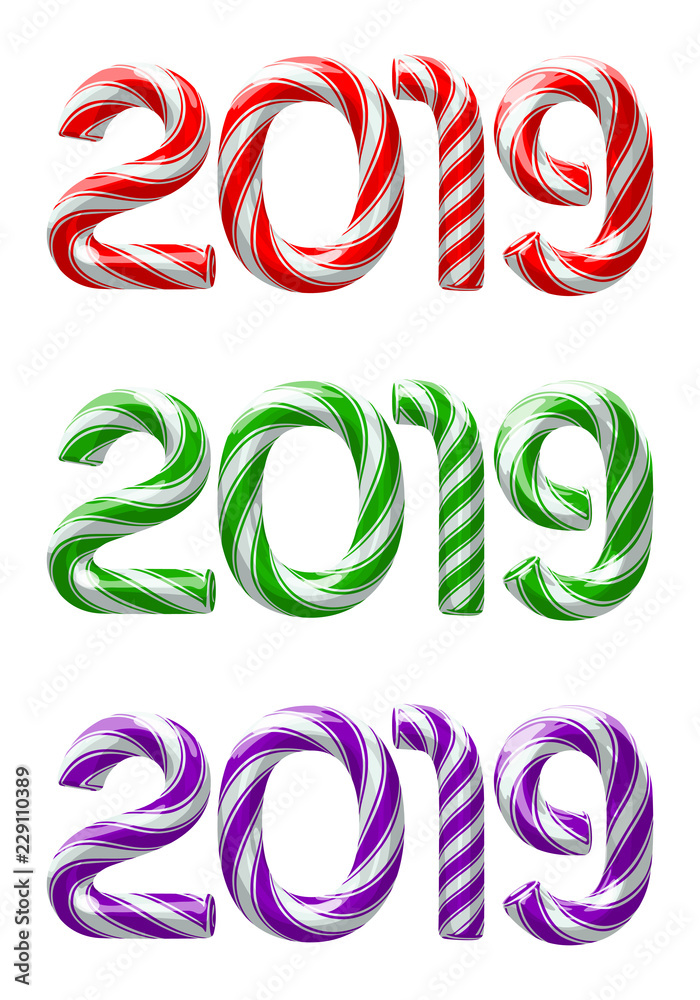 Candy cane numbers of 2019 Candy cane numbers of 2019