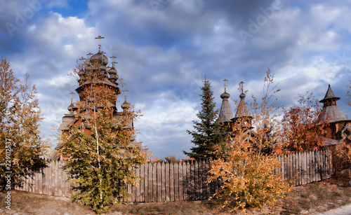 The skete of all saints. One of the temples of Sviatohirsk Lavra photo