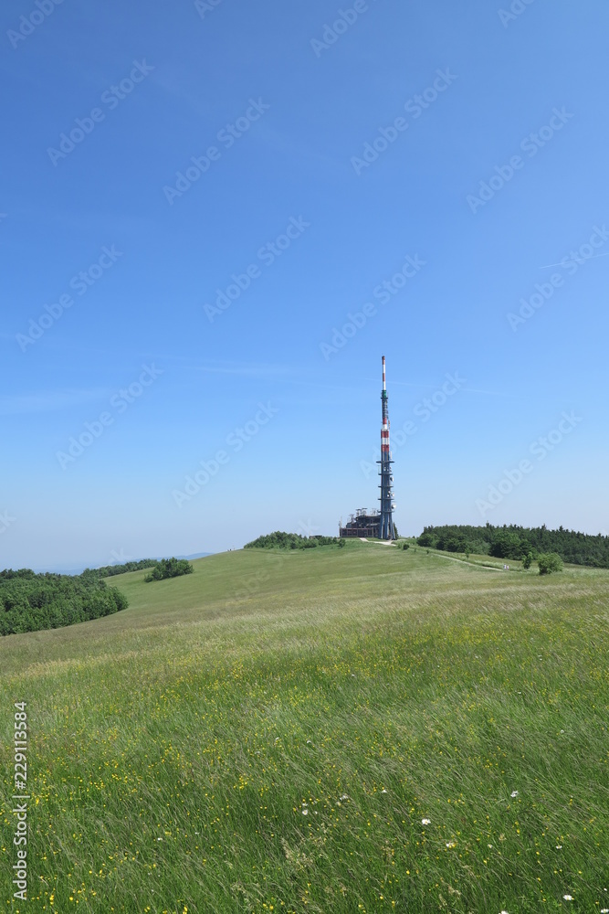 Obraz premium Tower in the Hill in Slovakia, Velka Javorina