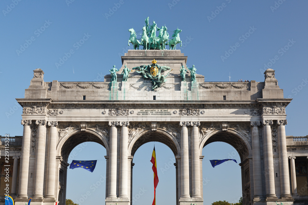 Arc de Triomphe In Brussels, Belgium
