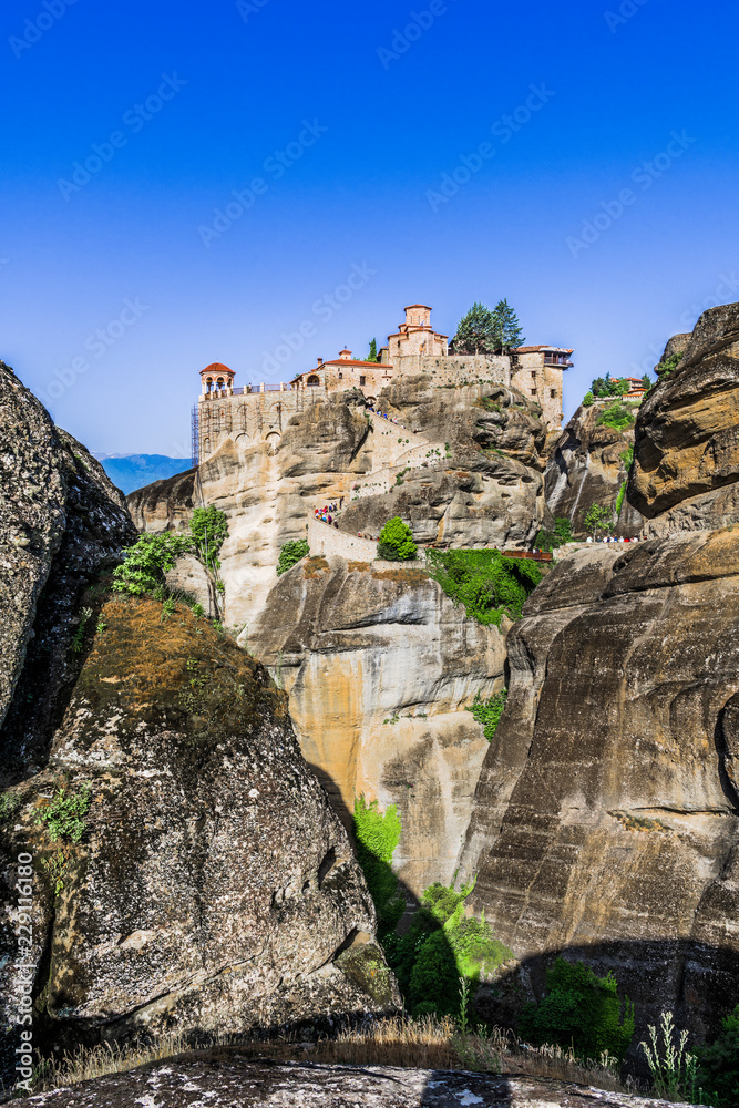 Orthodox monastery among the cliffs