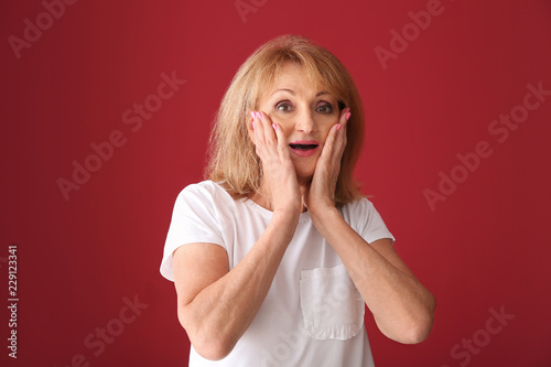 Portrait of excited mature ...