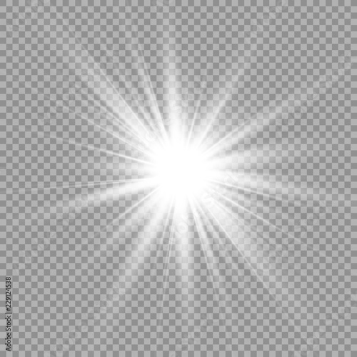 Light flare special effect. Illustration.