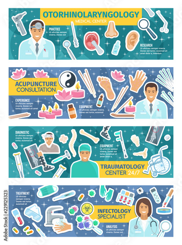 Traumatology, acupuncture and infectology medicine