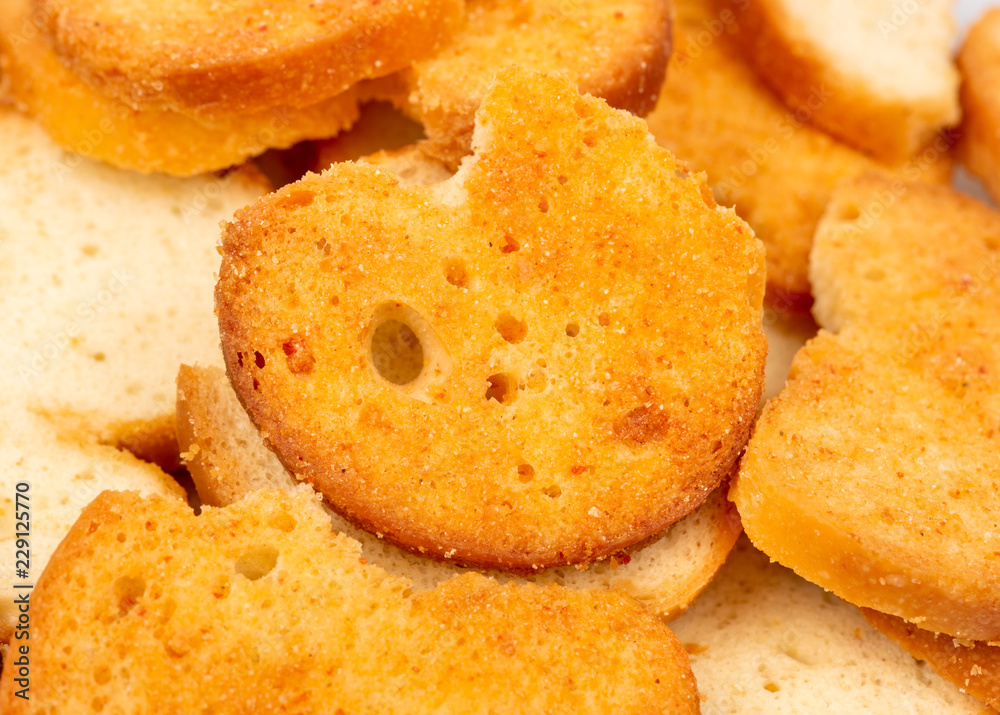 Bunch of bruschetta crackers Bunch of bruschetta crackers