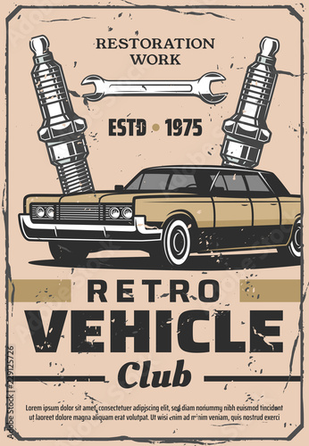 Retro car service and spares