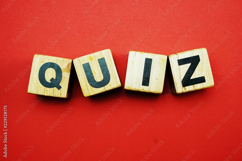 Obraz premium quiz