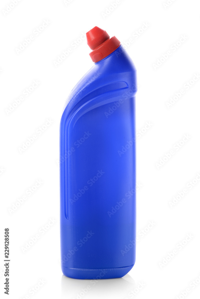 Bottle of detergent on white background Bottle of detergent on white background