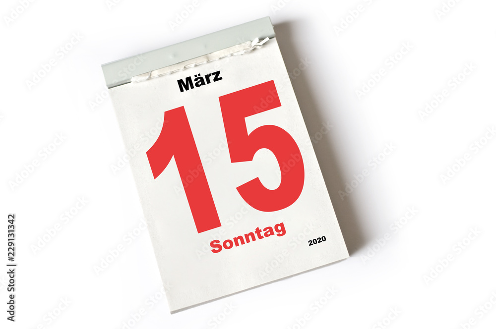 15. März 2020 15. März 2020