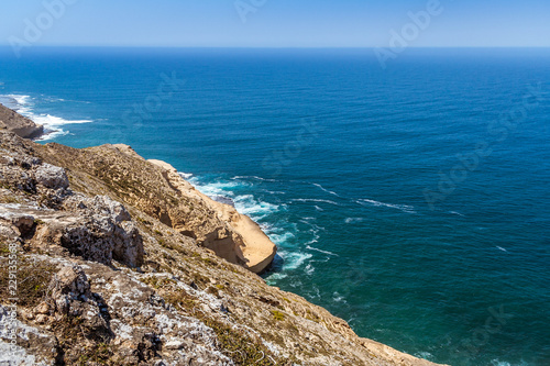 The cliffs of Cape Sainte Marie