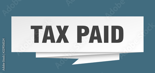 tax paid