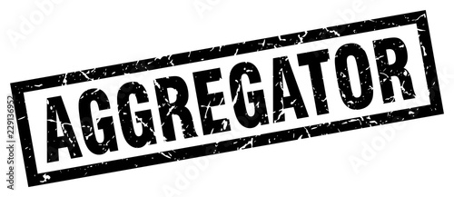 square grunge black aggregator stamp