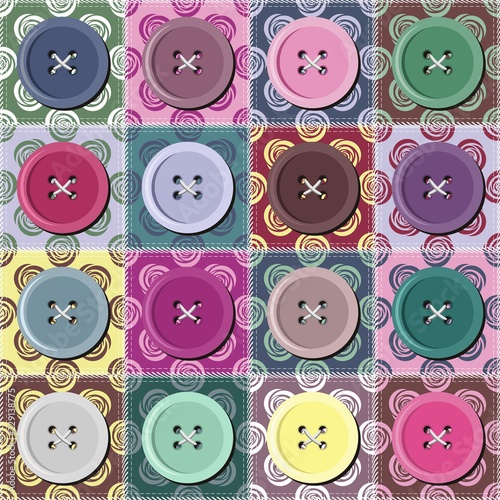 patchwork background with different patterns