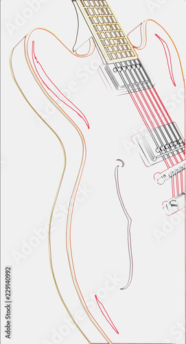 Canvas Print Electro Spanish