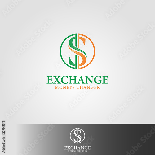 exchanges - moneys changer logo template
