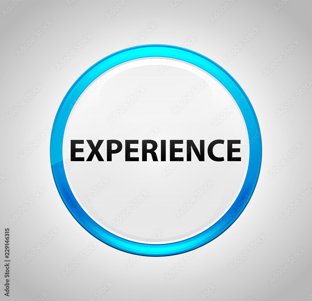 Experience Round Blue Push Button Experience Round Blue Push Button