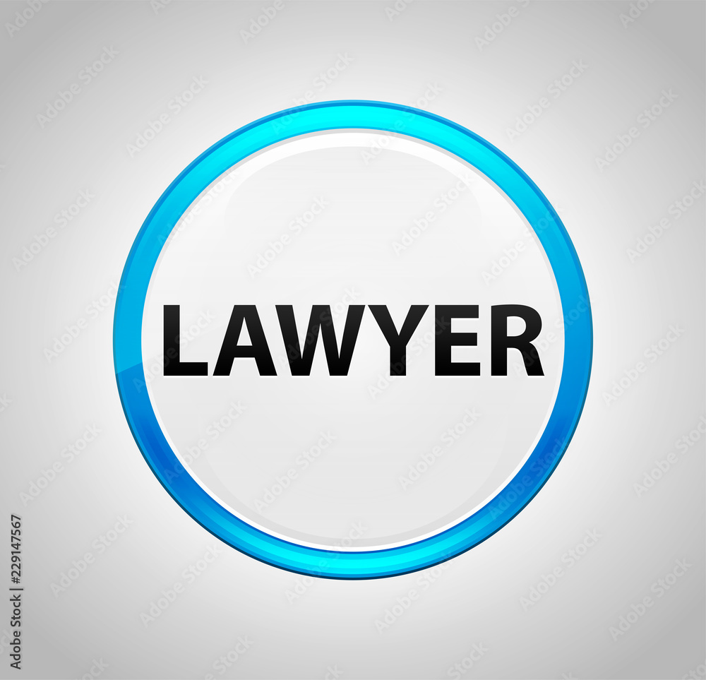 Lawyer Round Blue Push Button Lawyer Round Blue Push Button