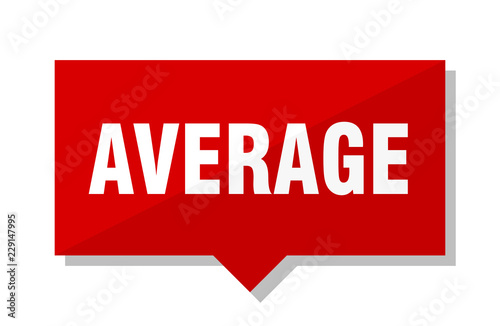 average red tag