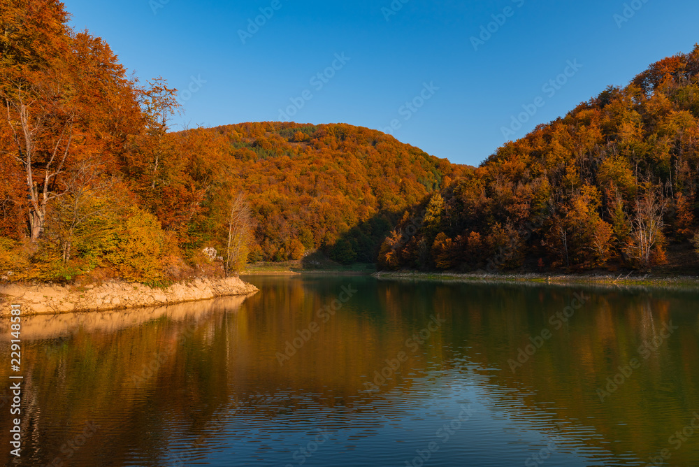 Autumn Mountain Lake