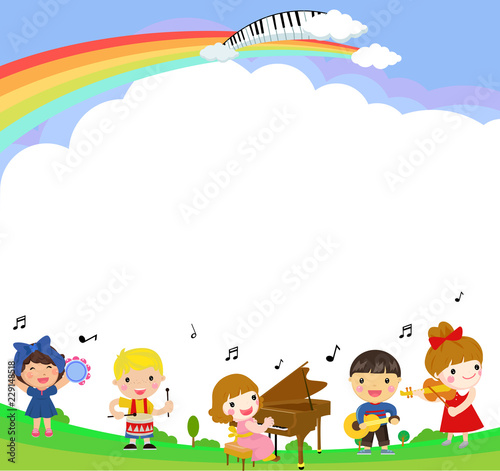 Kids and frame.music