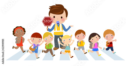 Crossing the street