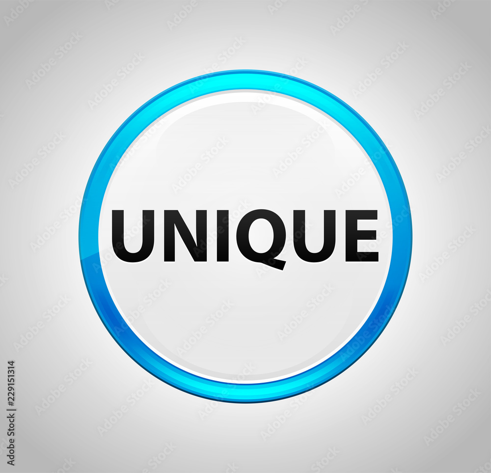 Unique Round Blue Push Button Unique Round Blue Push Button