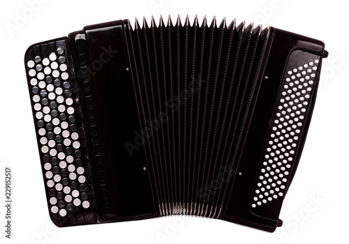 button accordion - close up