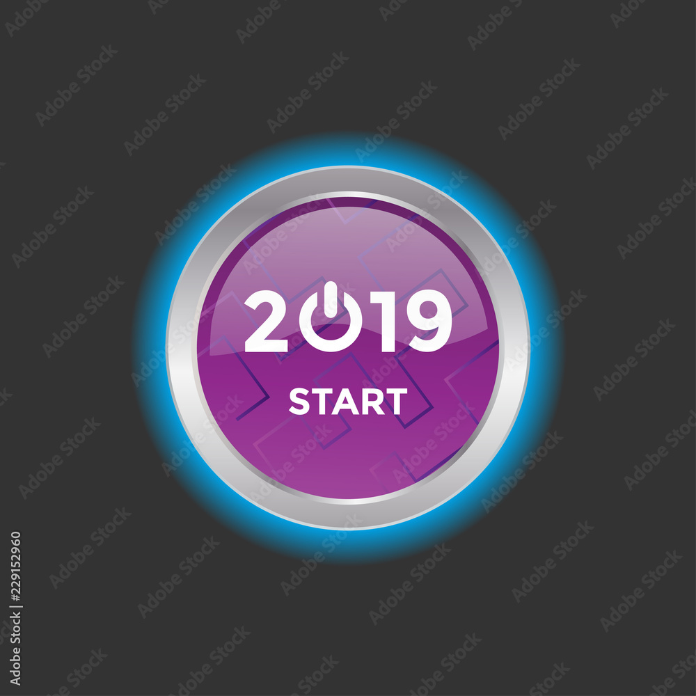 new year 2019 logo icon design template vector new year 2019 logo icon design template vector