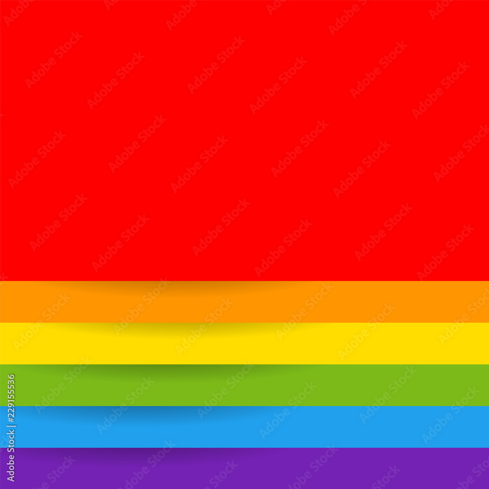Pride lgbt homosexual rainbow abstract background. Gay bisexual transgender lesbian love colorful flag symbol. Template for web design