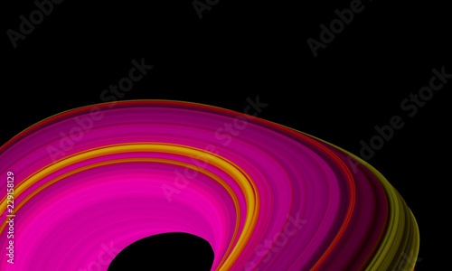Twisted abstract striped sh...