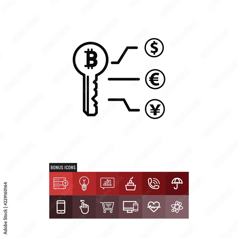 Bitcoin vector icon Bitcoin vector icon