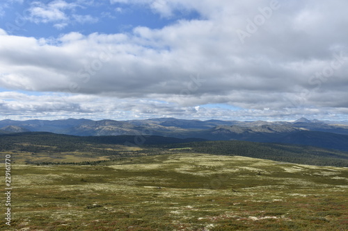 Norwegen, Tron, Sender, Berg, Gipfel, Straße, Schotterstraße, Maut, Mautstraße, Islandmoos, Tronfjell, Alvdal, Fluss, Glåma, Hedmark, Tal, Østerdalen, Tynset, Vestfjell photo