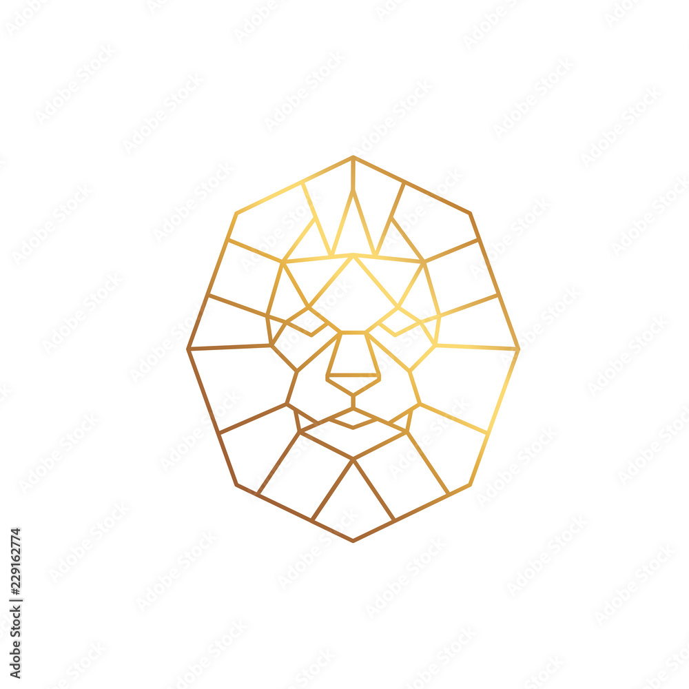 Lion logo. Lion head with crown - vector illustration, emblem design. Universal company symbol. Lion logo. Lion head with crown - vector illustration, emblem design. Universal company symbol.