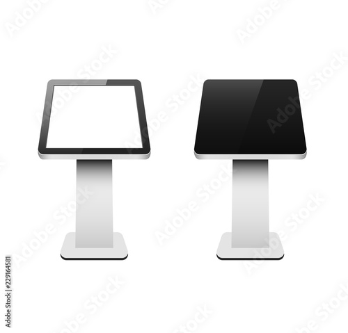 Terminal stand screen
