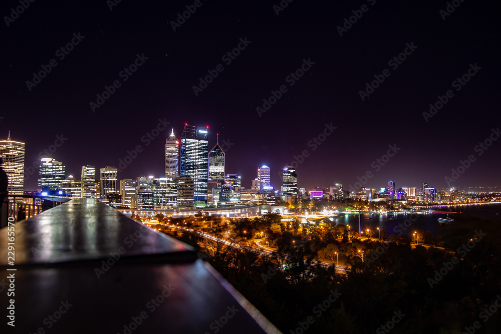 Perth Nightscape of the city