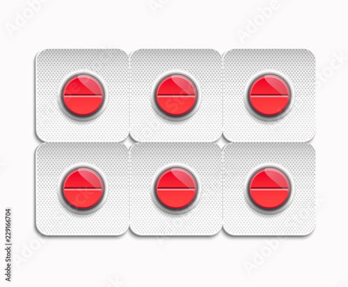 Free Download Medicine pill in Blister Pack on white background , pharmaceutical antibiotics drugs . 3d pills. 3d pill in Blister Pack - GFXLoad