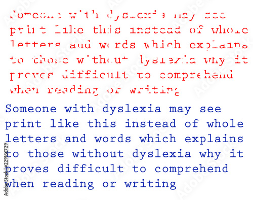 Dyslexia Example and description