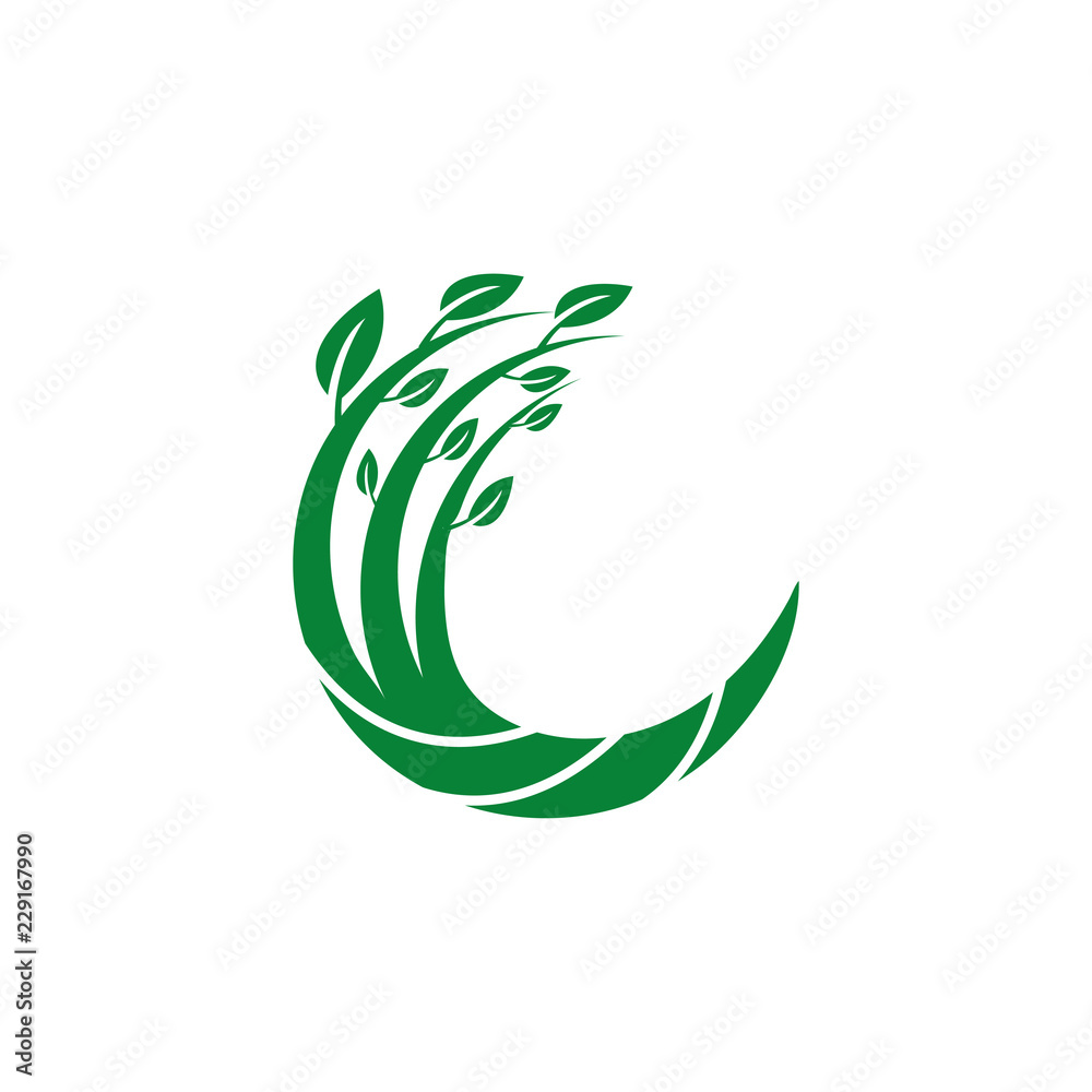 leaf logo icon design template vector leaf logo icon design template vector