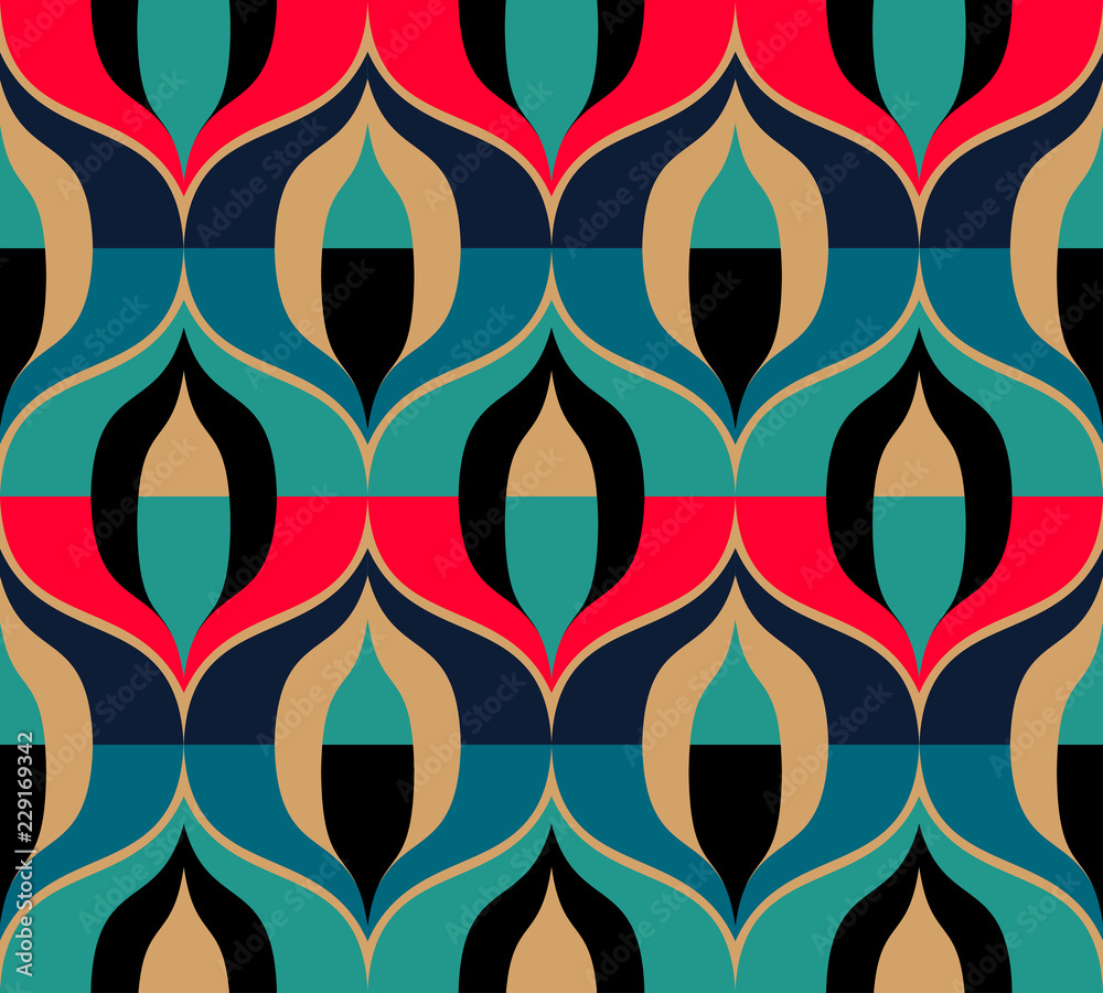 Seamless retro pattern