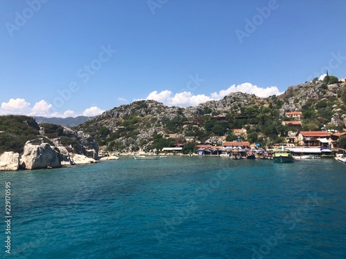 view of an island in Kekova