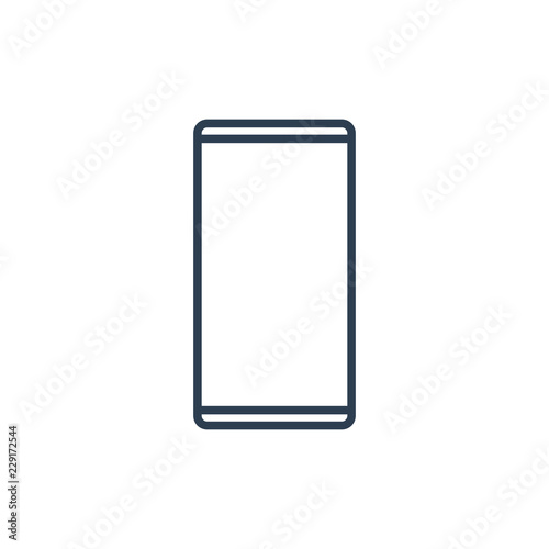 mobile phone smartphone icon vector. symbol digital phone
