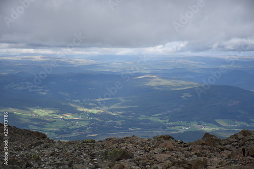 Norwegen, Tron, Sender, Berg, Gipfel, Straße, Schotterstraße, Maut, Mautstraße, Islandmoos, Tronfjell, Alvdal, Fluss, Glåma, Hedmark, Tal, Østerdalen, Tynset photo