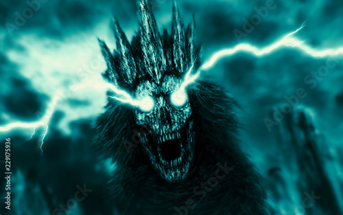 Dark queen with crown and l...