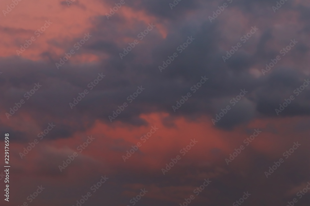 Background of colourful sky