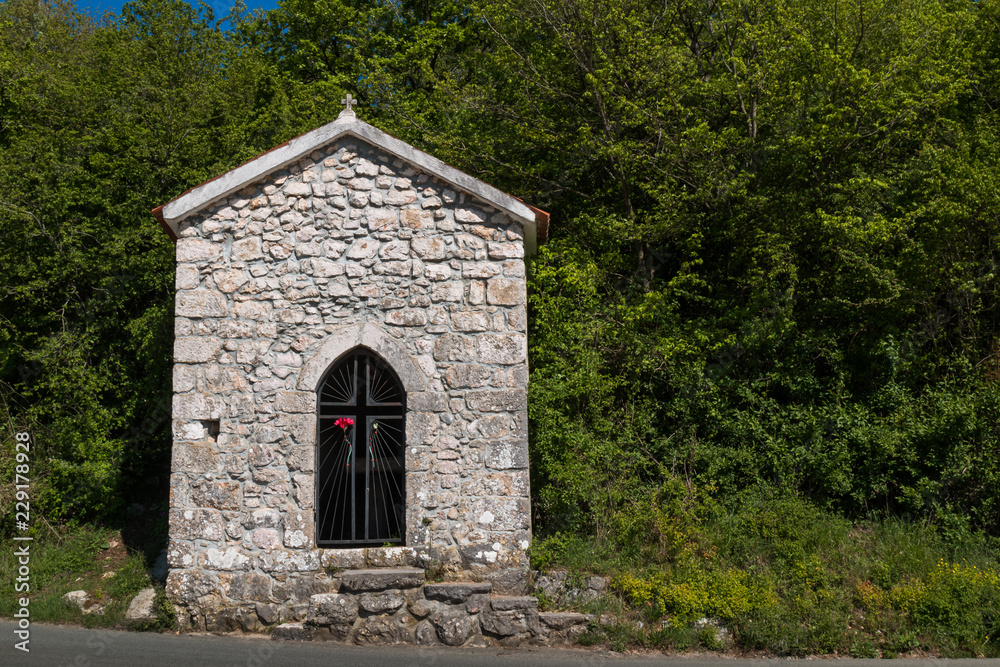 Chapel in the forest, island Krk, Croatia Chapel in the forest, island Krk, Croatia