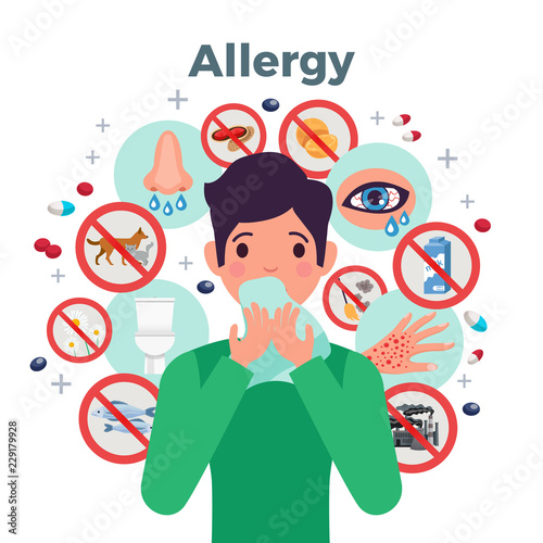 Allergy Concept Illustration