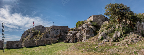 Knin fortress in Dalmatia, Croatia